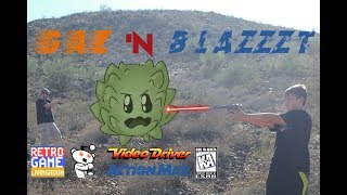 GAZ 'N BLAZZZT! A 2018 homebrew game for ActionMax, Sega Video Driver, & Video Challenger (Digital)