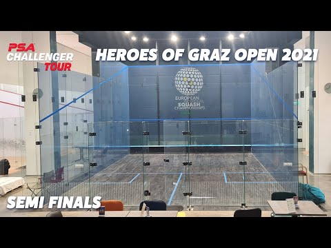 LIVE SQUASH: Heroes Graz Open 2021 - Semi Finals