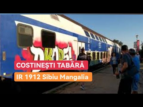 🚆 [4K] [2022] Sosirea în COSTINEȘTI TABĂRĂ Tren IR 1912 Sibiu - Mangalia