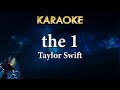 Taylor Swift - the 1 (Karaoke Instrumental)