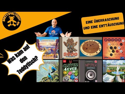 Was kam auf den Teddytisch - Gespielte Spiele und meine Meinung - Brettspiel Teddy - Board Games