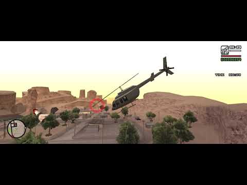 #174 GTA San Andreas 110% LV Airport Checkpoint Races: Chopper Checkpoint (3440x1440 res 21:9)