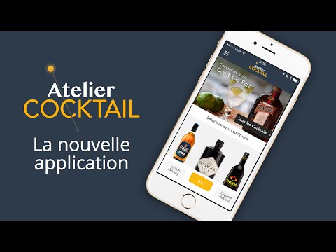 300 recettes de cocktails sur Atelier Cocktail ! Disponible sur Ios et Android