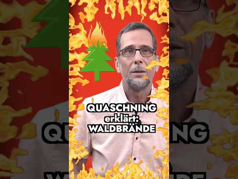 Video Thumbnail: Quaschning erklärt: Waldbrände 🚒 #waldbrand #waldbrände