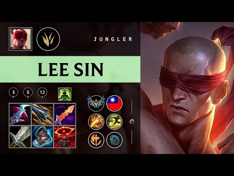 Lee Sin Jungle vs Nidalee - TW Challenger Patch 26.02