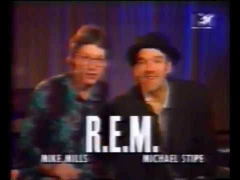 R.E.M. 1991-03 - 'Hot Seat’, MTV, UK (The band introduce videos over the course of the week)