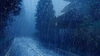 Barulho de Chuva para Dormir Profundamente ⛈ Chuva + Vento + Trovão #57 Rain Sounds for Sleeping