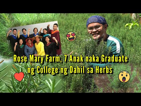 Rosemary Farm, 7 Anak Naka Graduate ng College Dahil sa Herbs