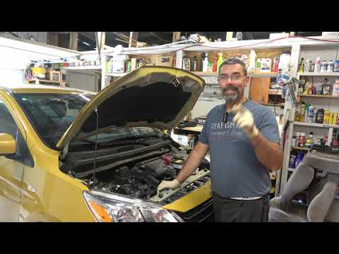 2021 Mitsubishi Mirage Oil Change. How Is This Ultra Economy Car Holding Up?