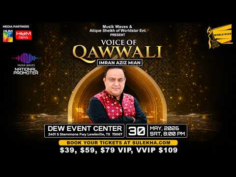 Imran Aziz Mian LIVE | Dallas 2026 | Soulful Qawwali Night