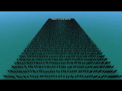 2500 Archers vs 1000 German Soldiers - Ultimate Epic Battle Simulator