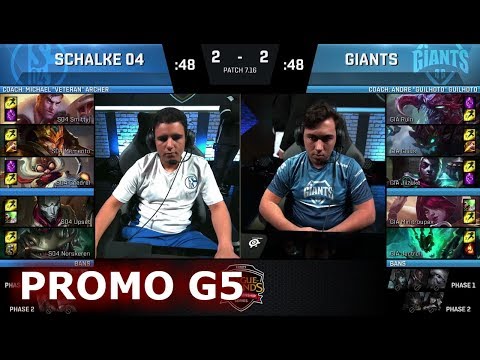 FC Schalke 04 vs Giants | Game 5 Round 2 Promotion/Relegation S8 EU LCS Spring 2017 | S04 vs GIA G5