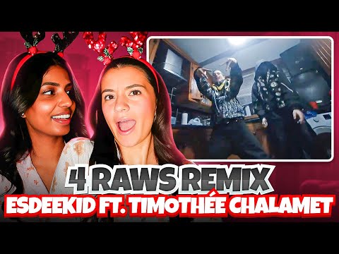 Canadian Girls React to EsDeeKid ft. Timothée Chalamet “4 Raws Remix” 😳 Not On Our Bingo Card #ukrap