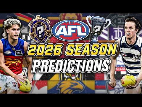 My 2026 AFL Season Predictions