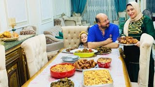 جوزى انبهر من السفره اللى أنا عملتها له قعد يقول هو وأبنى أشعار كان ناسى ياعينى طعم الأكل