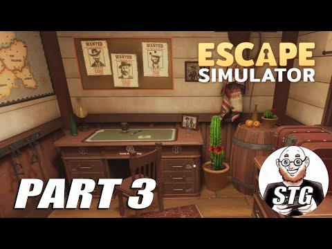 Escape Simulator - Gameplay and Walkthrough - Part 3 - Wild West DLC - The Jail