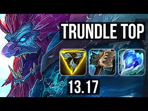 TRUNDLE vs RENEKTON (TOP) | 10/0/5, Legendary | KR Master | 13.17