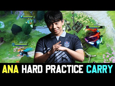 ANA hard practicing CARRY - Do you smell what's coming?! DOTA 2