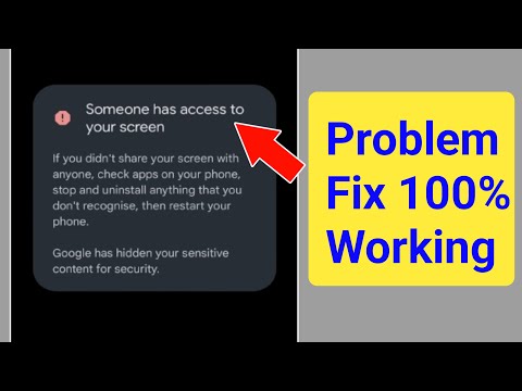 How to Fix Someone has access to your screen message problem | You’re sharing your screen Error Fix