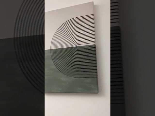 Vídeo relacionado con WENGTIAO Lienzos Cuadros Decoracion Enmarcados, Vintage Boho Abstracto, Minimalista Brillante Naranja Bloques Líneas Láminas Sobre Lienzo para Moderno Salones Dormitorios Decoracion Pared 30x40cmx3