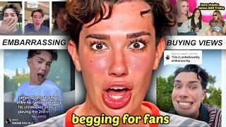 James Charles BEGGING for fans...(failed music career)