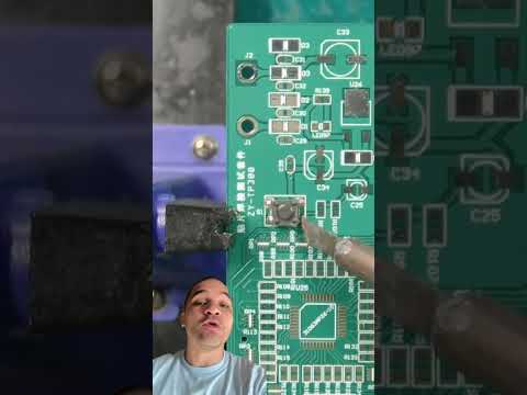 Vídeo: Como soldar componente SMD: 9 passos, tempo e custo