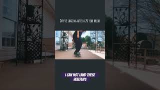 Download lagu Day 43 of skating after a 20 year break #skateboarding #skateboard #skate #skateprogress #heelflip mp3