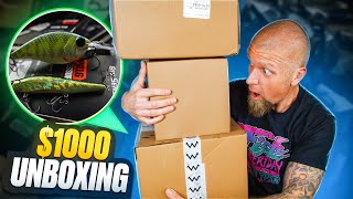 $1000 UNBOXING! Massive Hard Bait Mountain! Pressure Series Flat Side, Provoke 97DD & MORE!