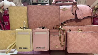 Coach powder pink haul/ t.j max