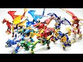 SUPER10 Tyrannus Kongor Rektor White Horn Dragonius Spinos Lycan Dracus Trihorn Wing Lion Transform