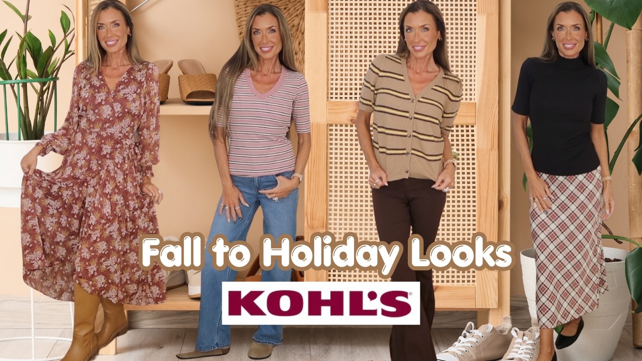 KOHL’S FALL FASHION TRY-ON 🍂✨ | Pieces I Can Wear Into the Holidays #kohlsfinds @kohls