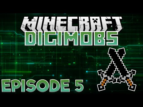 Digimobs Multiplayer Survival - Episode 5 - Epic Sword! (Minecraft Digimobs)