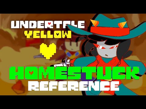 Undertale Yellow Homestuck reference