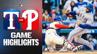 Rangers vs. Phillies Game Highlights from 3/29/26
