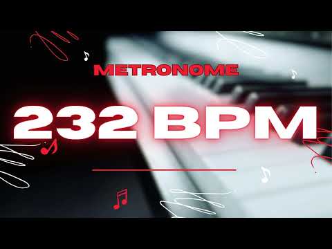 232 BPM - 1 Hour Metronome
