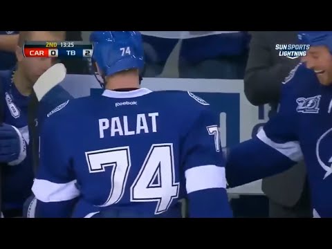 Ondřej Palát scores his 1st career NHL goal | March 16, 2013 | Lightning vs. Hurricanes