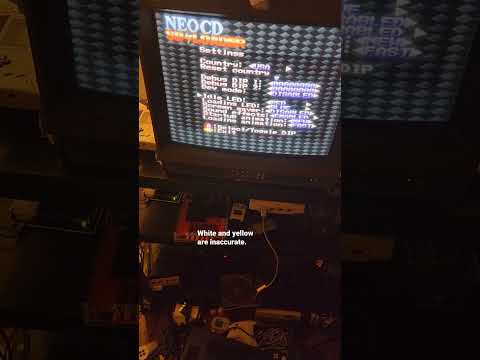 NeoGeo CD SD Loader LED Light Mod