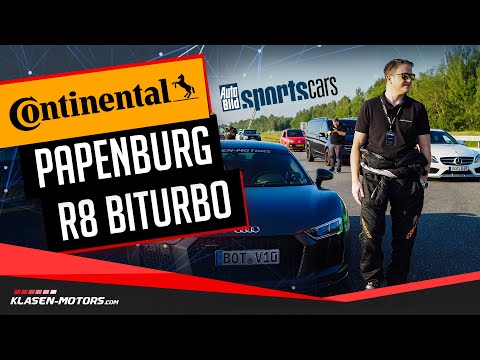 Continental Papenburg 3000: Unser R8 fährt 355,4 km/h laut GPS! 🏎🏁