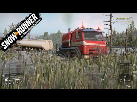 SnowRunner Task Drowned Oil Tank Taymyr Drowned Lands