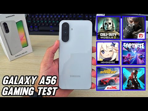 GALAXY A56 5G TEST IN HEAVY GAMES!