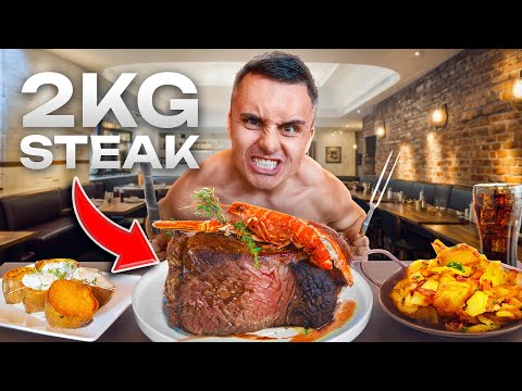 Diese FOOD-CHALLENGE haben erst 3 Leute geschafft! 2kg Steak Challenge in Österreich