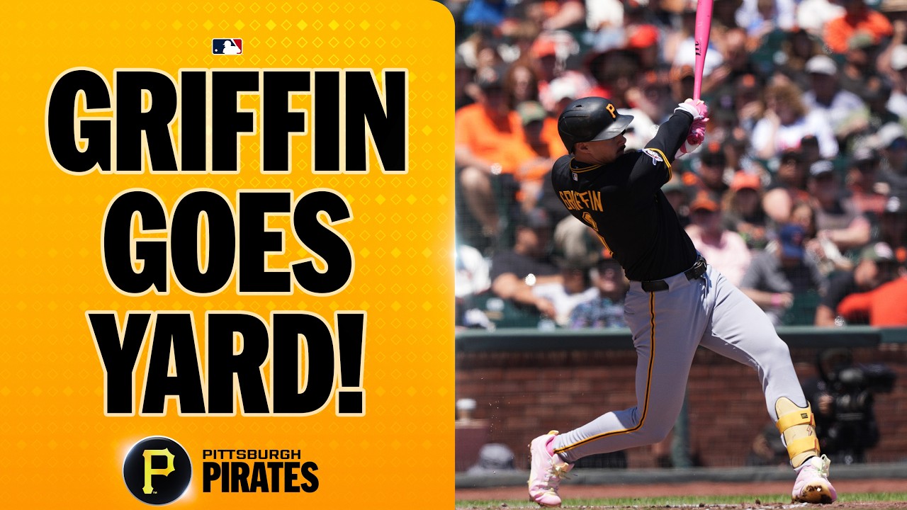 Konnor Griffin hits a LASER to center field for a HR! 🚀 (110.2 mph homer!) | MLB Highlights