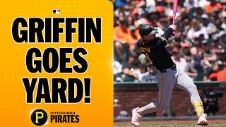 Konnor Griffin hits a LASER to center field for a HR! ???? (110.2 mph homer!) | MLB Highlights