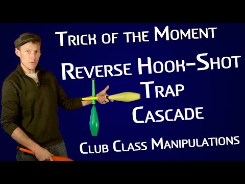 Learn Reverse Hook-Shot Trap Cascade - Club Class Manipulations - Juggling Tutorial