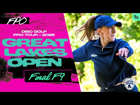 2025 Discraft Great Lakes Open | FPO FINALF9 | Handley, Gannon, Scoggins, Pierce | Jomez Disc Golf