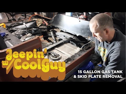 Jeep CJ7 15 Gallon Gas Tank Removal