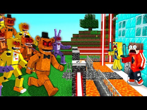 1000 FNAF vs The Most Secure House in Minecraft