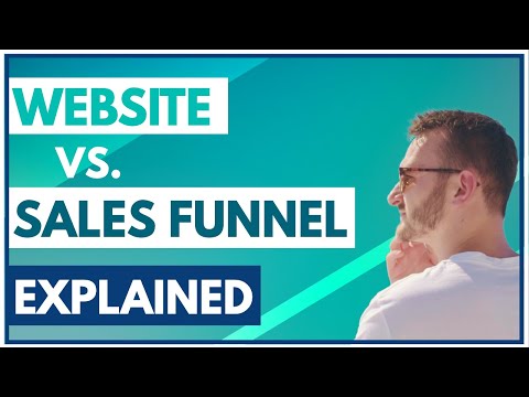 Website Vs Sales Funnel Explained!