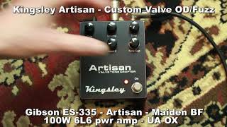 Video thumbnail for Kingsley Artisan Valve OD/Fuzz w/335 by Simon Jarrett