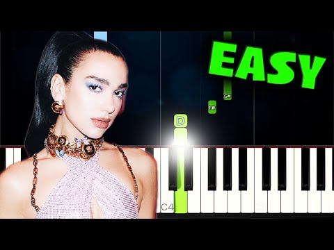 Dua Lipa - Dance The Night (Barbie) - EASY Piano Tutorial